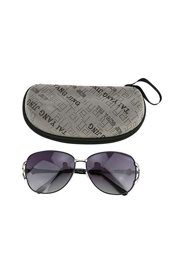 Tbest Lunettes de soleil, Lunettes de soleil pour femmes, A610 Métal à la mode TAC Femmes Lunettes de soleil polarisées pour 