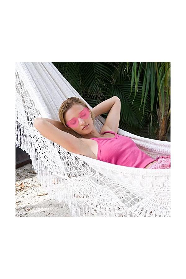 Y3WKMJ Lunettes de soleil surdimensionnées sans monture en forme de cœur pour femme, lunettes de soleil colorées sans monture