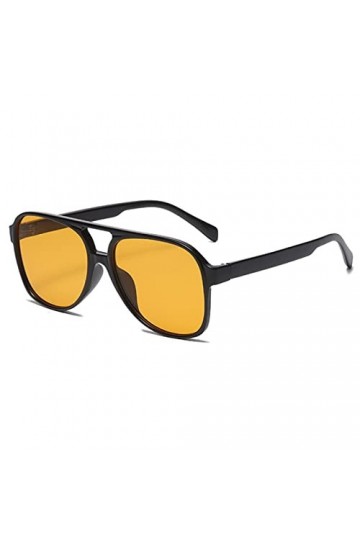 HWRHWR Lunettes de Soleil surdimensionnées Vintage Femme Grosse Monture Lunettes de Soleil Femme rétro