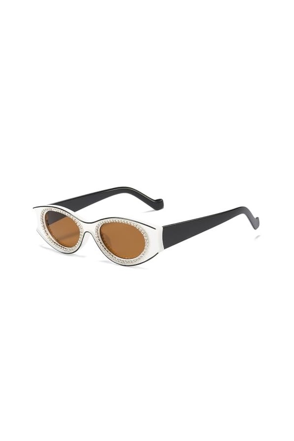 Lunettes De Soleil œil De Chat En Diamant Pour Femmes, Colorées, Rétro Punk, Petites Lunettes, Nuances Uv400, Nouvelle Mode 2