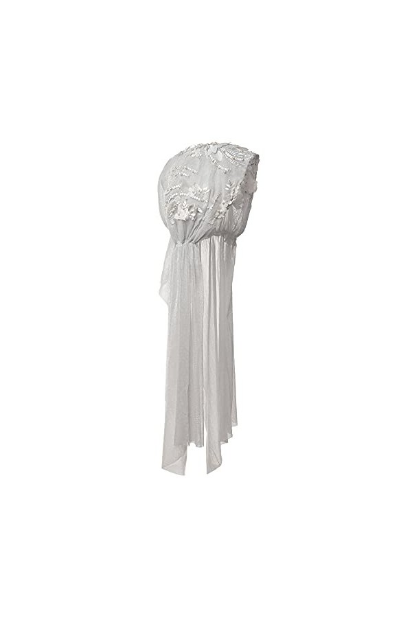 COSDREAMER Bonnet turban en dentelle pour femme rose rose Rose 