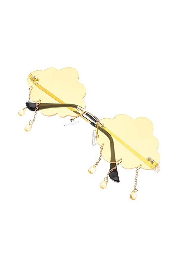 STOBOK Des Lunettes De Soleil Lunettes De Soleil Nuage Lunettes De Fête Sur La Plage Jolies Lunettes De Soleil Pour Femmes Lu