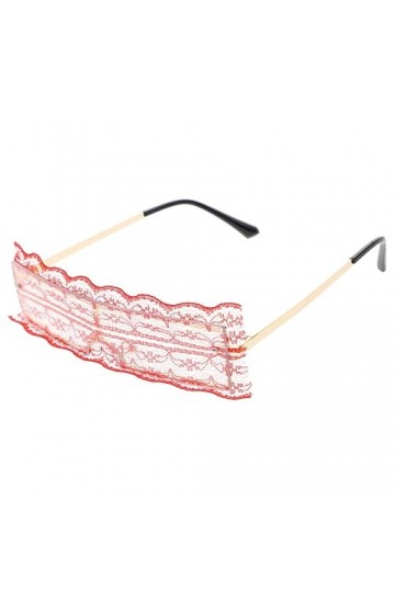 Lunettes De Soirée En Dentelle Lunettes De Soirée Dansante Nuances Pour Hommes Lunettes Pour Femmes Verres Verts Personnalité