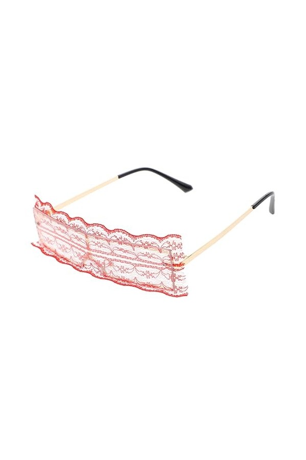 Lunettes De Soirée En Dentelle Lunettes De Soirée Dansante Nuances Pour Hommes Lunettes Pour Femmes Verres Verts Personnalité