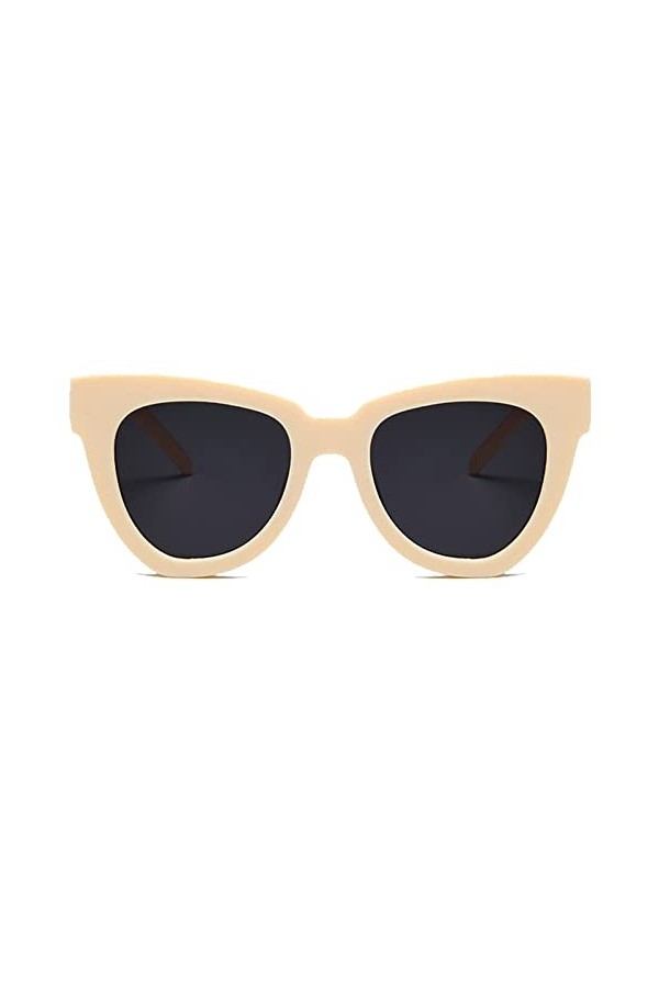 Dollger rétro Cat Eye Lunettes de soleil Femmes hommes Vintage Square Tortoise Shell Fashion Cateye Sunglasses