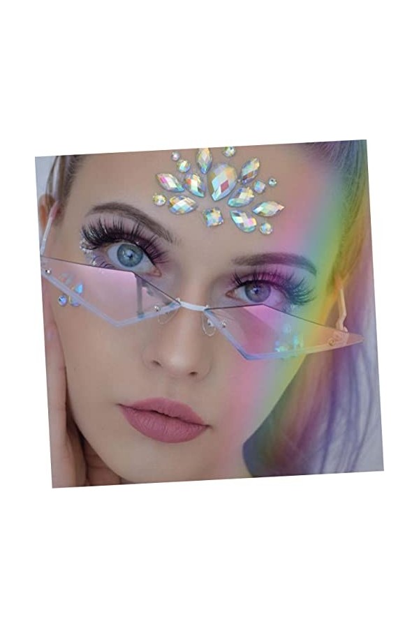 HOMSFOU Partie Lunettes De Soleil Rue Shot Lunettes Femme Mode Lunettes Costume Lunettes Photo Booth Lunettes Lunettes De Sol