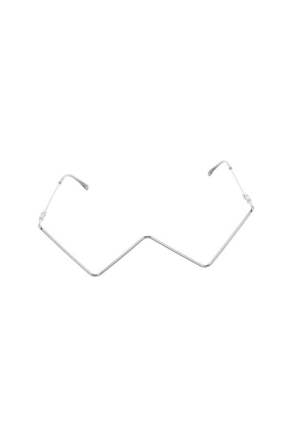WRITWAA Cadre Femmes Lunettes De Soleil Lunettes De Soleil Pour Femmes Lunettes De Soleil Demi-Jantes Lunettes De Fête Lunett
