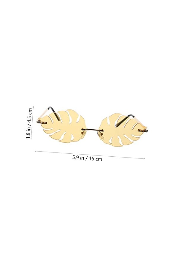 SOIMISS 1Pc Feuille Lunettes De Soleil Nouveauté Lunettes De Soleil Mode Lunettes De Soleil Pour Hommes Lunettes DÉté Lunett