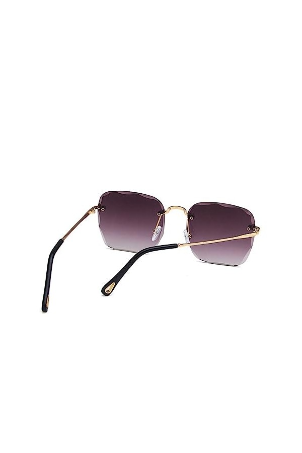 SOIMISS Lunettes Sans Monture 1Pc Femmes De Lunettes De Soleil Miroir Lunettes Transparent Lunettes Femme Lunettes De Soleil 