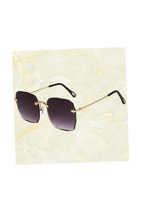 SOIMISS Lunettes Sans Monture 1Pc Femmes De Lunettes De Soleil Miroir Lunettes Transparent Lunettes Femme Lunettes De Soleil 