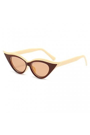 2023 Mode Petit Rétro Lunettes De Soleil Yeux De Chat pour Femmes Coloré Vintage Lunettes Uv400 Femme Lunettes De Soleil Colo