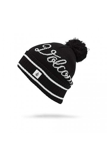 Volcom Script Bonnet de neige pour femme Coupe classique - noir - Taille unique