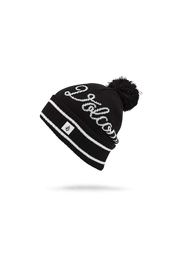 Volcom Script Bonnet de neige pour femme Coupe classique - noir - Taille unique