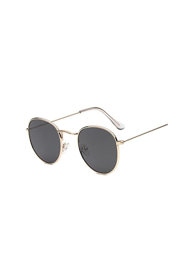 2022 Classic Small Frame Round Lunettes de soleil Femmes/Hommes Marque Designer Alliage Miroir Lunettes de Soleil Homme Femme