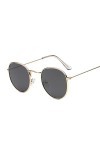 2022 Classic Small Frame Round Lunettes de soleil Femmes/Hommes Marque Designer Alliage Miroir Lunettes de Soleil Homme Femme