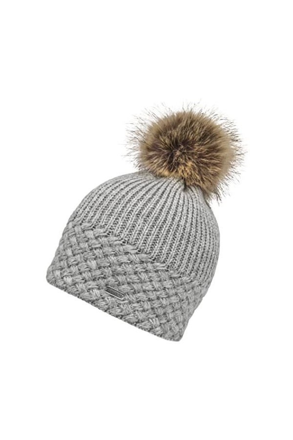 CHILLOUTS Apple Hat Bonnet, Gris, Taille Unique Femme