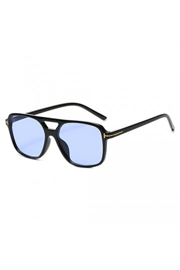 HWRHWR Lunettes de Soleil carrées pour Femme Miroir Lunettes de Soleil Vintage Femme Nuances Lunettes