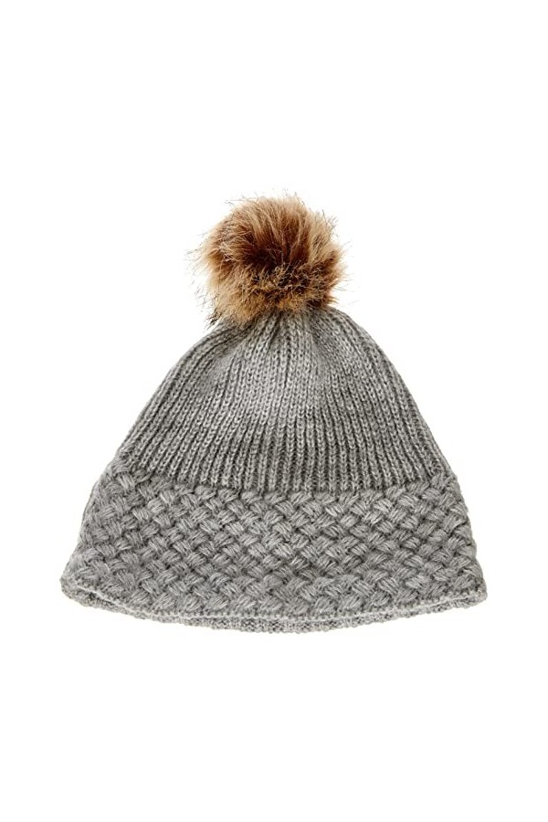 CHILLOUTS Apple Hat Bonnet, Gris, Taille Unique Femme