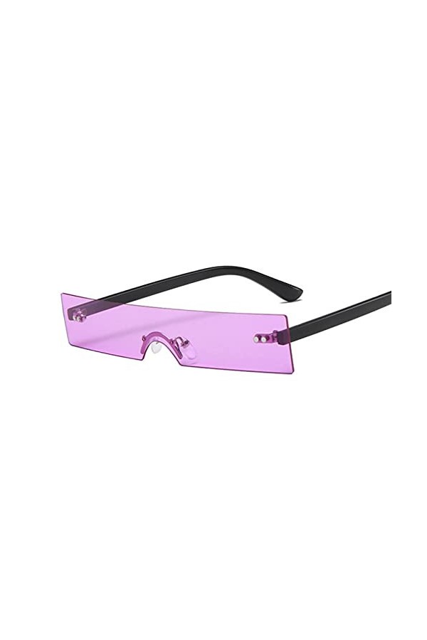 LUOXUEFEI De Soleil Lunettes Lunettes De Soleil Carrées Sans Monture Lunettes De Soleil Pour Femmes Pour Miroir Féminin