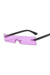 LUOXUEFEI De Soleil Lunettes Lunettes De Soleil Carrées Sans Monture Lunettes De Soleil Pour Femmes Pour Miroir Féminin