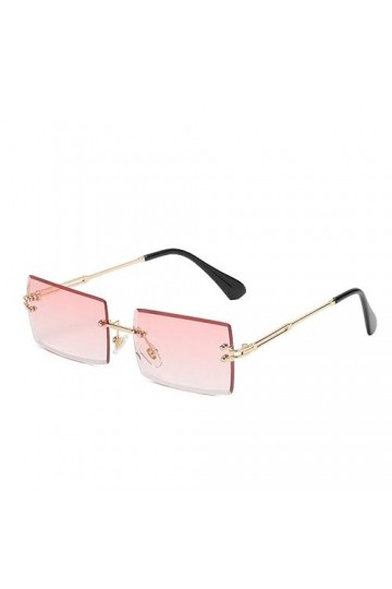 MUTYNE Vintage petites lunettes de soleil sans monture bord coupé femmes lunettes de soleil créateur de mode nuances luxe océ
