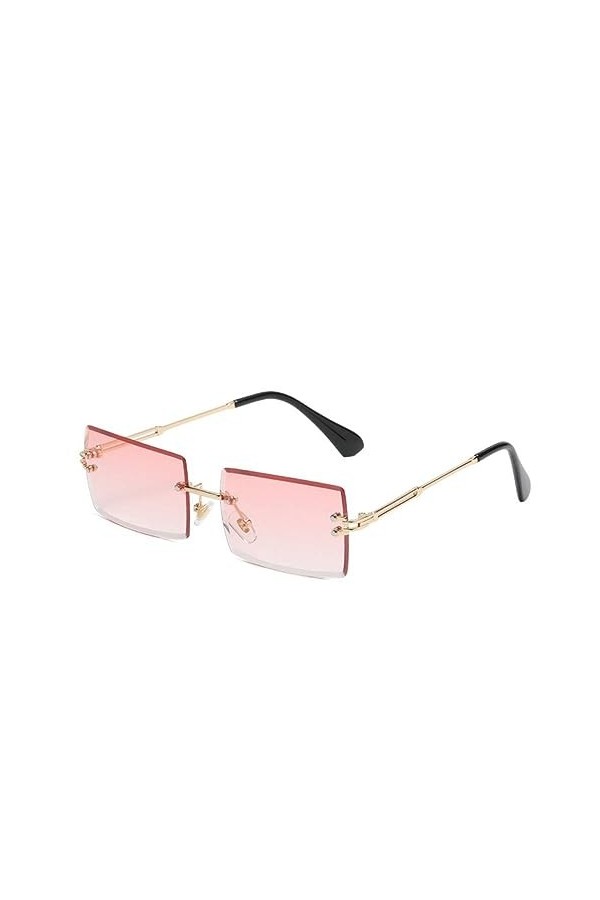 MUTYNE Vintage petites lunettes de soleil sans monture bord coupé femmes lunettes de soleil créateur de mode nuances luxe océ
