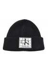 Calvin Klein Bonnet Beanie à Logo patché Femme