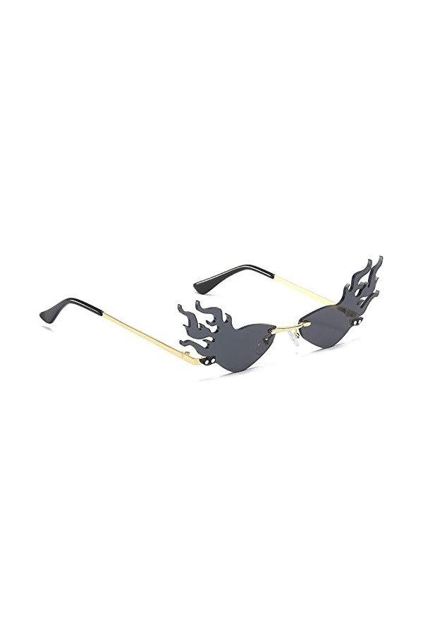Hayaww Nouveauté Lunettes De Soleil, Party Cool Lunettes De Soleil Lunettes De Soleil IrréGulièRes Pour Femme Lunettes De Sol