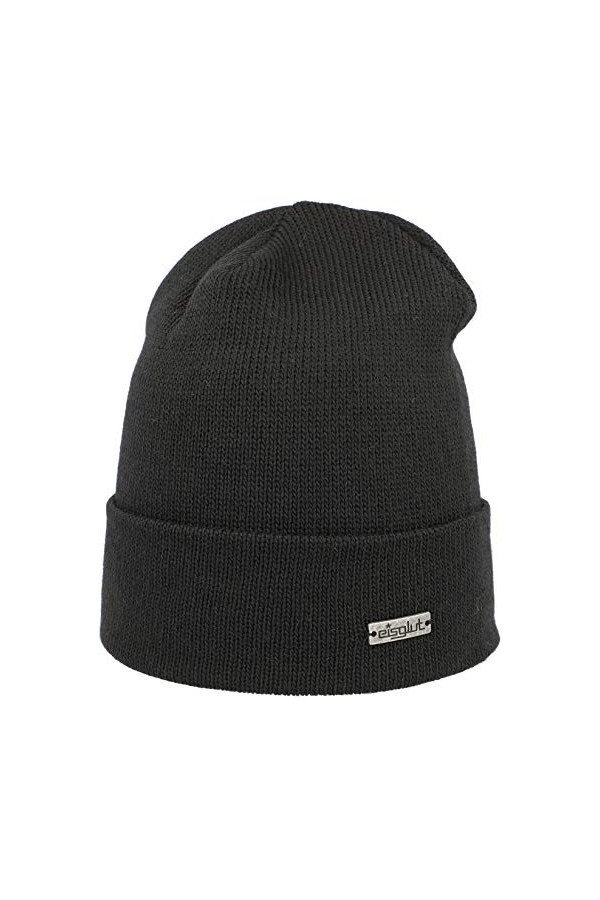 Eisglut Queens Bonnet Femme, Argenté chiné, M 57-58cm