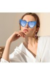 Alviller Lunettes de soleil vintage en forme de cœur pour femmes, lunettes de style œil de chat pour filles, femmes, shopping