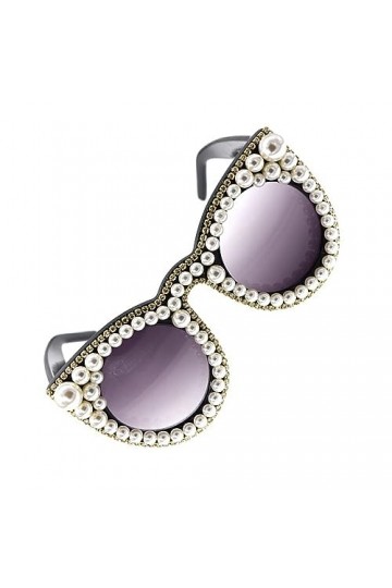 yuwqqoajv Lunettes de soleil tendance pour femmes - Légères et confortables PC Vintage Large Frame Lunettes de soleil Lunette