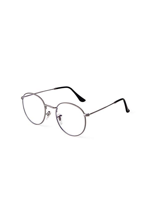 ADEWU Retro Lunettes de soleil rondes Polarized Lens Lens pour hommes Femmes