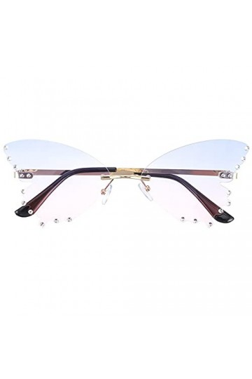 TOYANDONA 1 Paire Lunettes De Soleil Papillon Irrégulier Lunettes De Soleil Femme Tendance Lunettes De Soleil Vintage Pour Fe