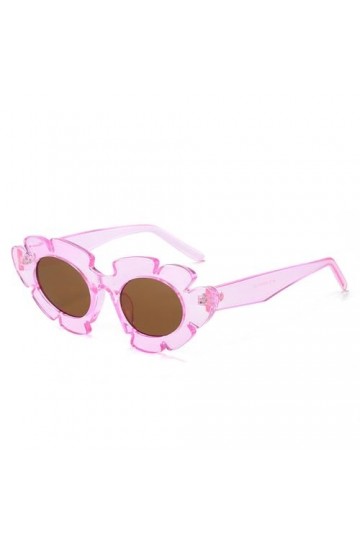 Lunettes De Soleil Yeux De Chat Brillantes Uniques pour Femmes, Mode Punk Fleur, Nuances Dégradées, Uv400, Lunettes Lady De S