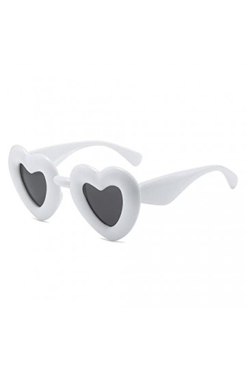 2023 en Forme De Coeur Punk Lunettes De Soleil Femmes Tendances Couleur Bonbon Nuances Lunettes Femme Métal Charnière Dégradé