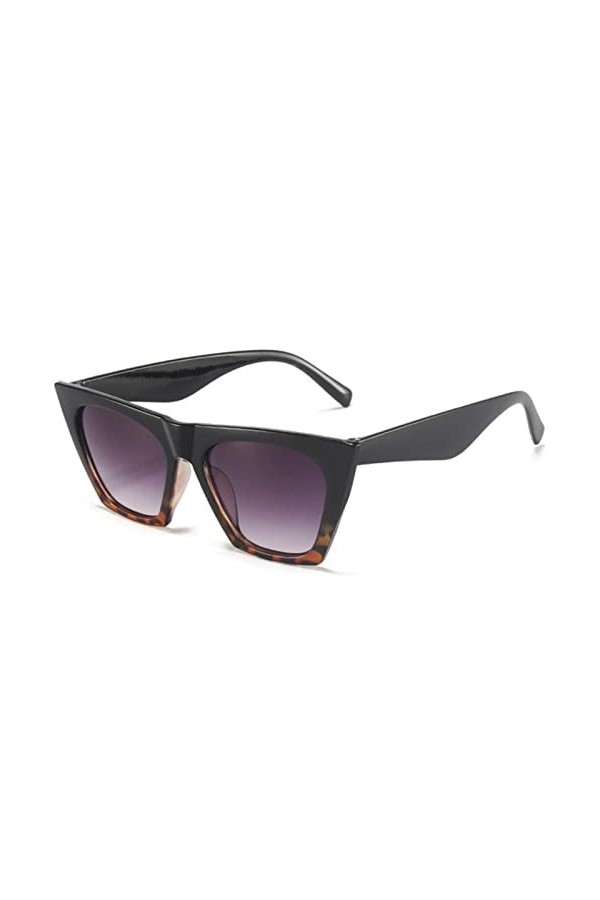 CSRP Nouveau carré Lunettes de Soleil Femmes Noir Marque Concepteur Lunettes de Soleil Femme Voyage Pilote dégradé Mode-Noir 