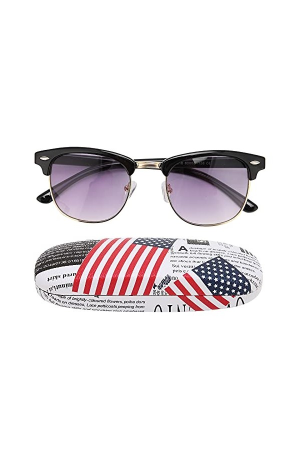 FILFEEL Lunettes de Soleil de Protection UV, Lunettes de Sport Coupe-Vent Extérieures Unisexes pour Hommes âgés et Femmes à U