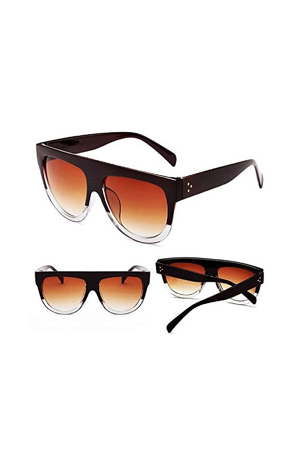 Lunettes de soleil carrées - femme - unisexe - polarisées uv400 - violet - idée cadeau de Noël et anniversaire