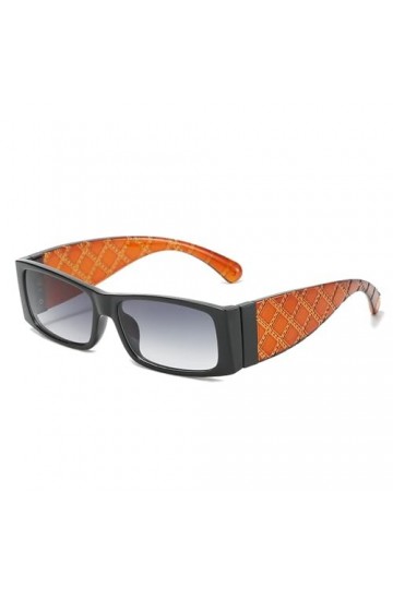 Lunettes De Soleil Rectangulaires pour Hommes Et Femmes, Vintage, Petite Monture Carrée, Punk, Uv400, Nouvelle Mode, 2023 Col