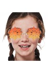 SOIMISS Décor Vintage Lunettes Flocons Lunettes De Soleil Orange 1Pc Lunettes De Soleil de Mode De Lunettes Gradient Lunettes