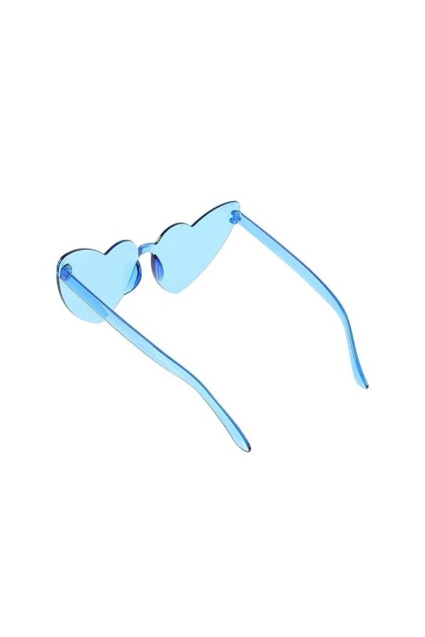 Abaodam Lunettes De Soleil Des Années 90 Pour Verres En Forme De Coeur Lunettes De Soleil Amusantes Pour Hommes Lunettes De S