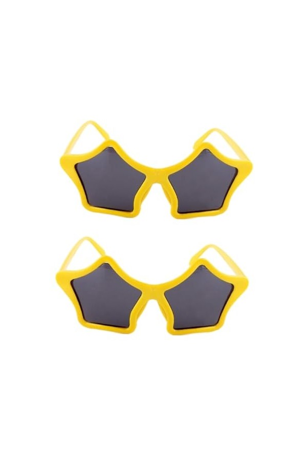 ABOOFAN 2 Pcs Enfant Lunettes Femmes Lunettes De Soleil Lunettes De Soleil Polarisées Pour Bébés Étoiles Lunettes Carnaval Pr