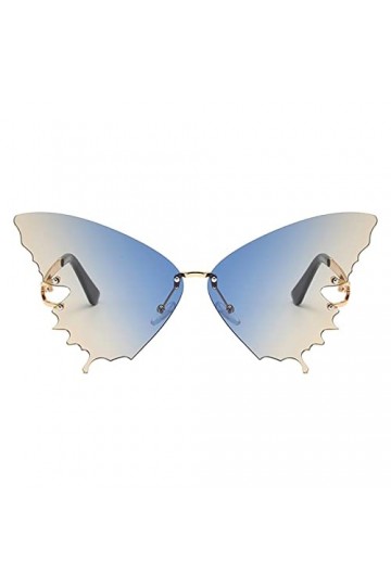 Dorjuli Lunettes de soleil pour femme - Lunettes de soleil sans monture - Lunettes de soleil - Lunettes de soleil - Lunettes 