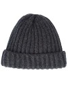 FosterNatur, Bonnet en laine mérinos pour homme et femme - 100 % laine, anthracite, taille unique
