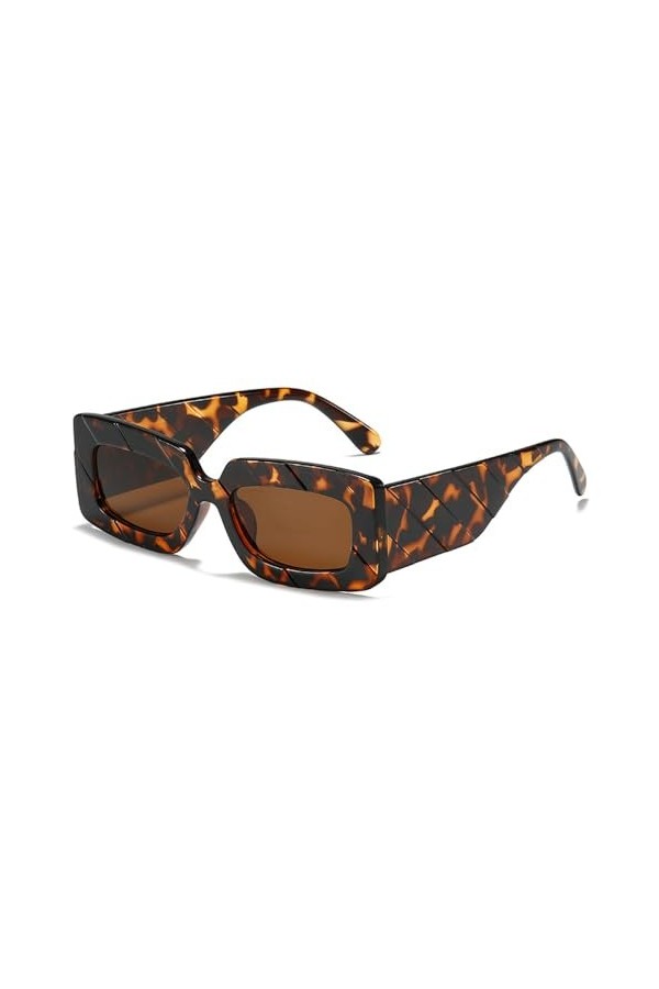 Lunettes De Soleil Carrées Punk pour Hommes Et Femmes, Steampunk Rectangulaires, Couleur Bonbon, Nuances Uv400, Nouvelle Coll