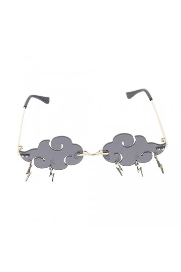 WOFASHPURET 1 PC Lunettes De Soleil Personnalisées Goutte De Pluie 90S Lunettes De Soleil Cool Lunettes De Soleil Bleu Lunett