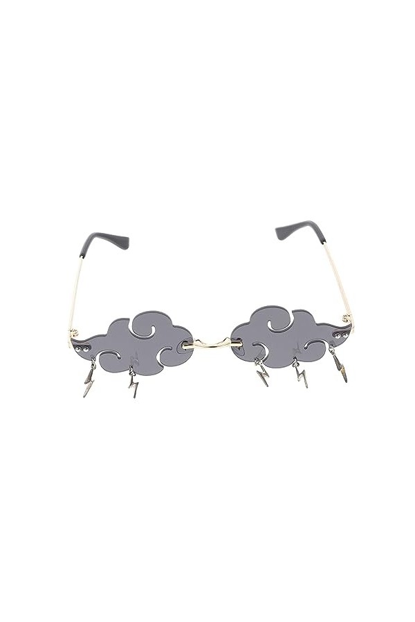 WOFASHPURET 1 PC Lunettes De Soleil Personnalisées Goutte De Pluie 90S Lunettes De Soleil Cool Lunettes De Soleil Bleu Lunett