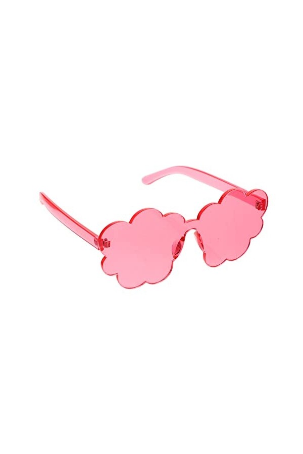 STOBOK Lunettes Sans Monture à Fleurs Lunettes Élégantes Lunettes De Soleil Tendance Pour Femmes Lunettes De Soleil De Mode P