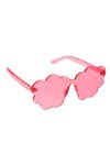 STOBOK Lunettes Sans Monture à Fleurs Lunettes Élégantes Lunettes De Soleil Tendance Pour Femmes Lunettes De Soleil De Mode P