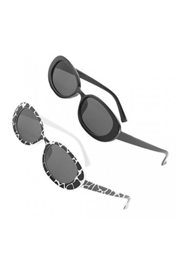 2 Paires Oeil De Soleil Ovale Lunettes De Soleil Pour Enfants Lunettes De Fête De Nouveauté Lunettes De Soleil De Fête à La P
